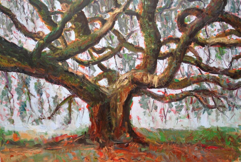 L'EXISTENCE Décembre 2008, Paris Huile sur toile | 130×200 cm