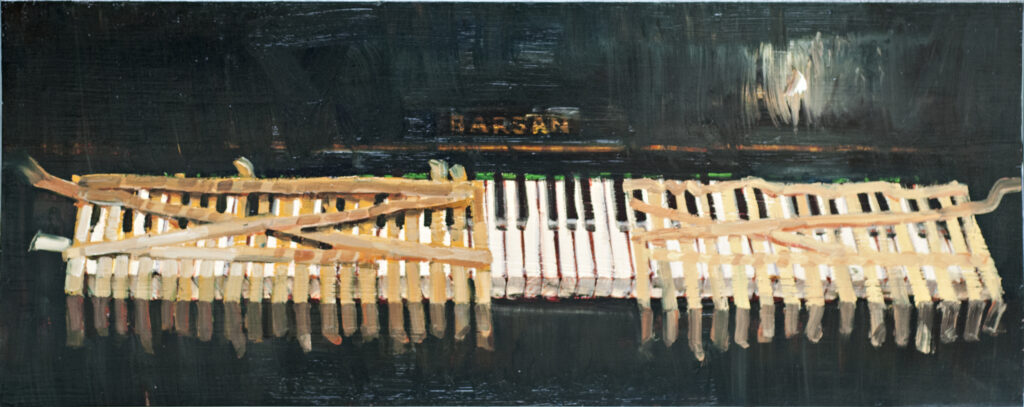 SCOTCH SONATA Octobre 2016, Paris Huile sur bois | 75×140 cm