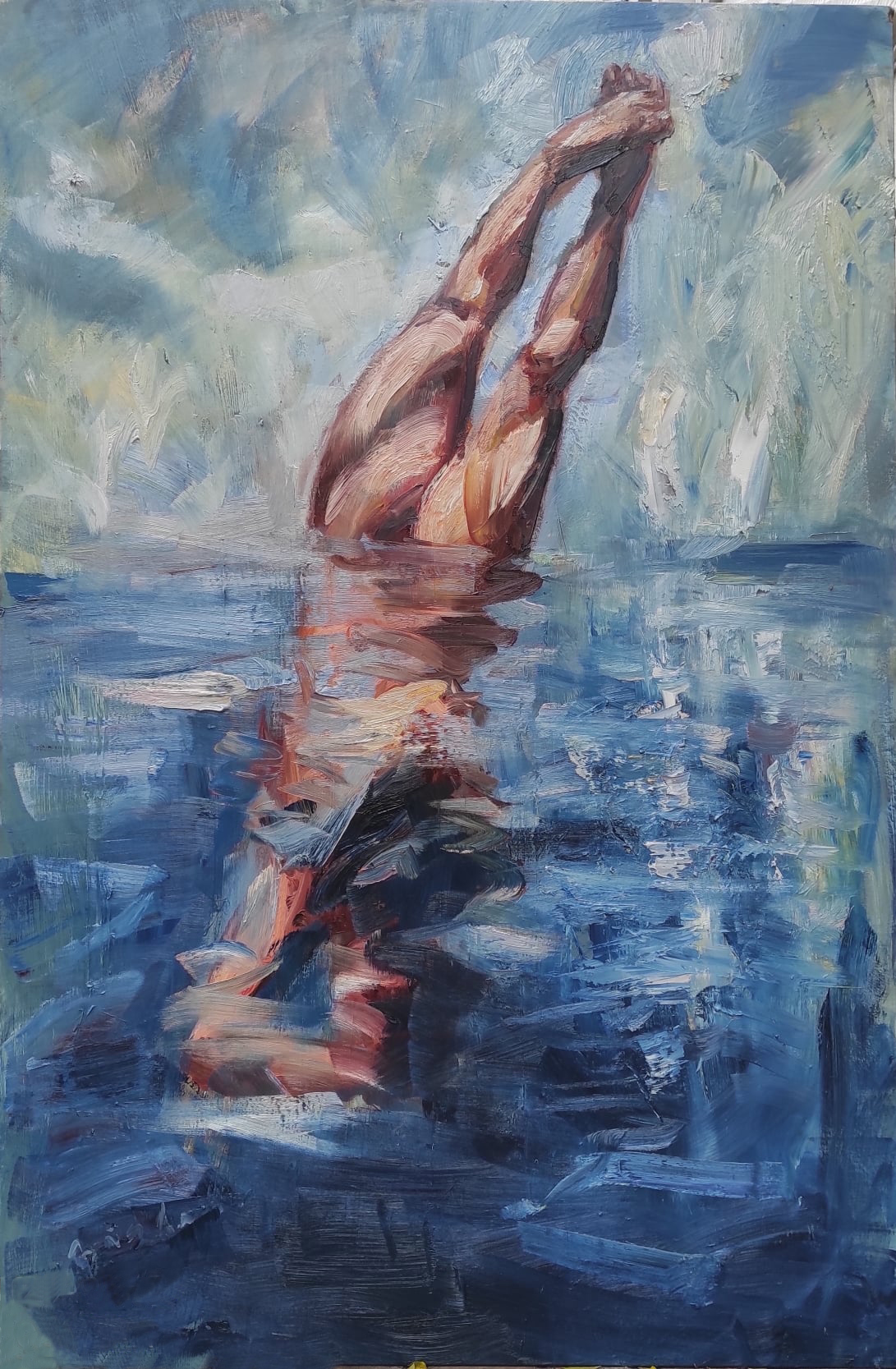 THE REVENANT Mars 2024, Paris Huile sur toile | 200×130 cm