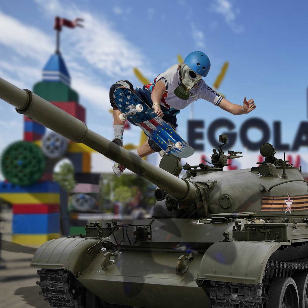 SKATE-TANK-JUMP IN LEGOLAND — Janvier 2025