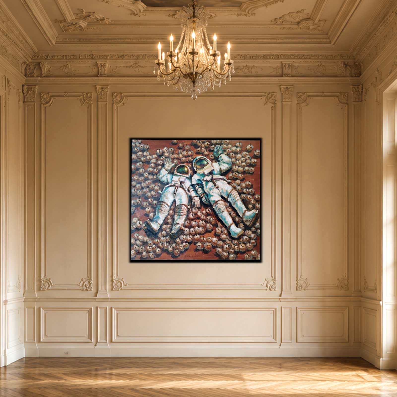 ADAM ET ÈVE SUR MARS - oil on aluminium | 170×160 cm - Image 11