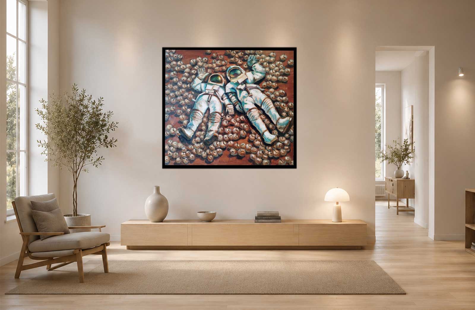 ADAM ET ÈVE SUR MARS - oil on aluminium | 170×160 cm - Image 13