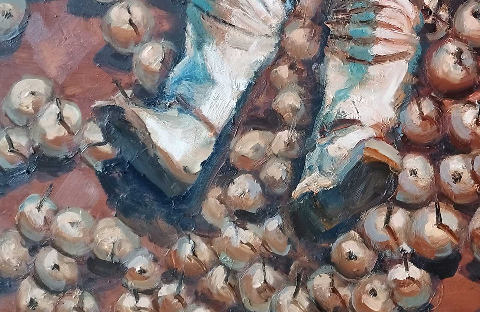 ADAM ET ÈVE SUR MARS - oil on aluminium | 170×160 cm - Image 5