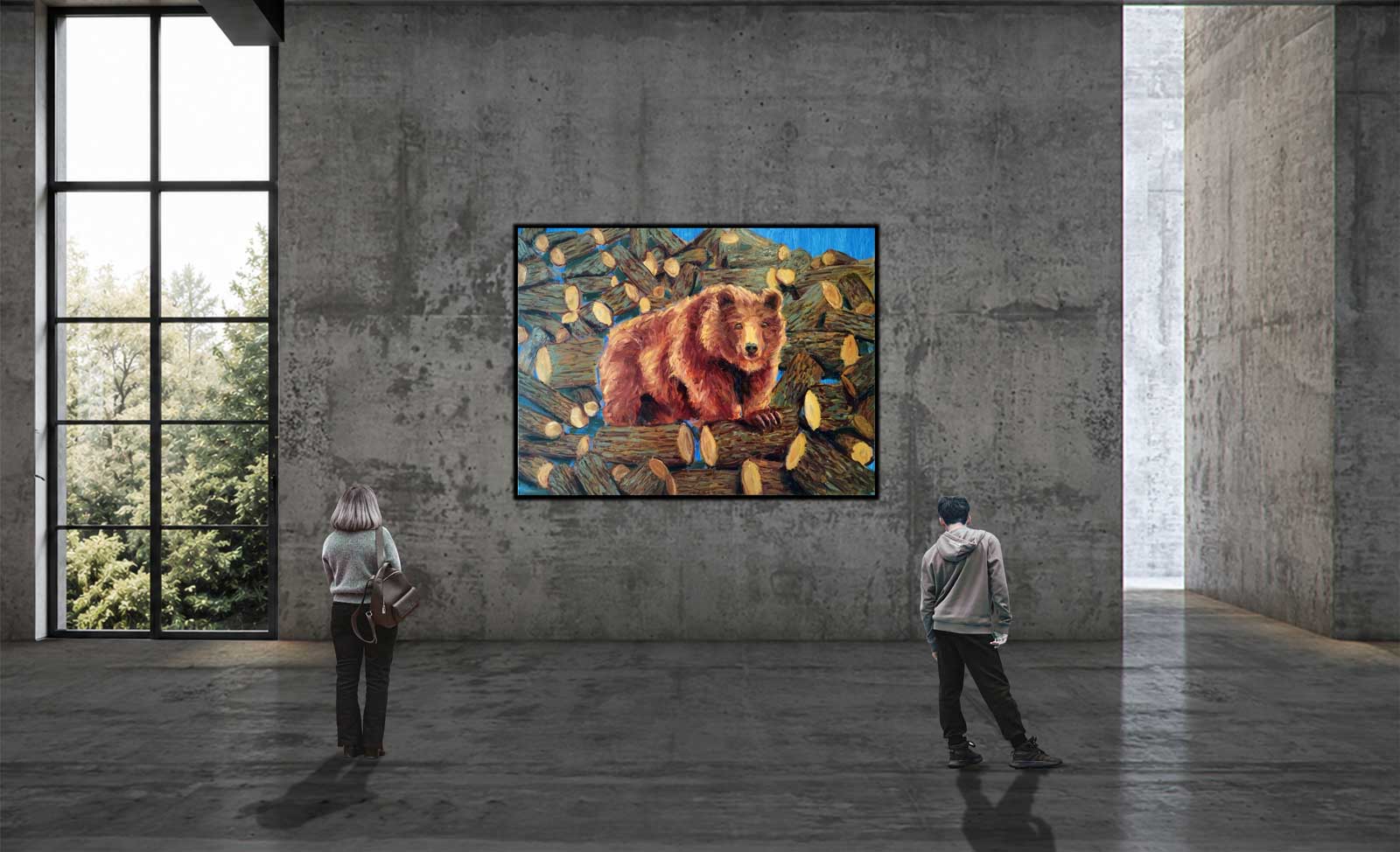 HOME - oil on canvas | 130×162 cm - Image 11