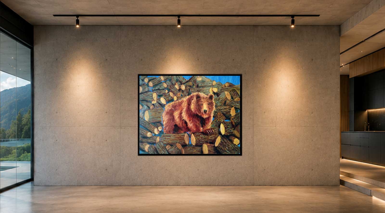 HOME - oil on canvas | 130×162 cm - Image 9