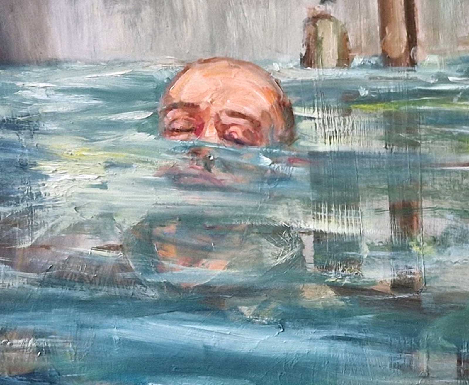 PARI INTERVALLO EN GRISES TEMPÉRÉS - oil on panel en Aluminium | 200×200 cm - Image 2