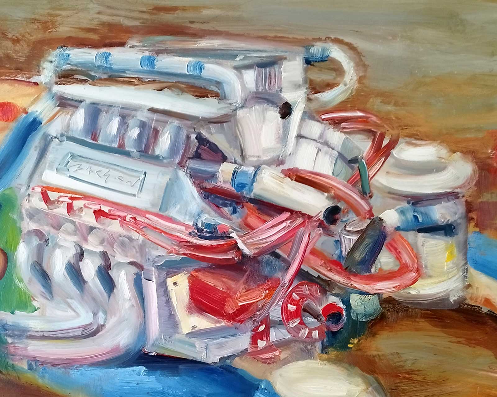 THE MAGIC POTION - oil on aluminium | 100×150 cm - Image 3