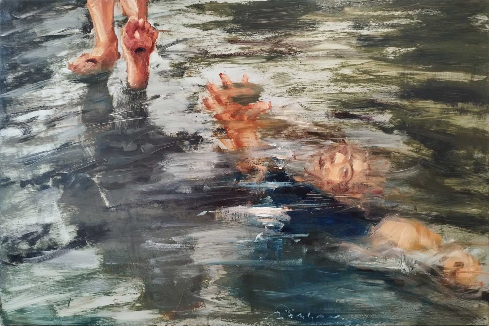 LA PROVIDENCE - oil on aluminium | 100×150 cm