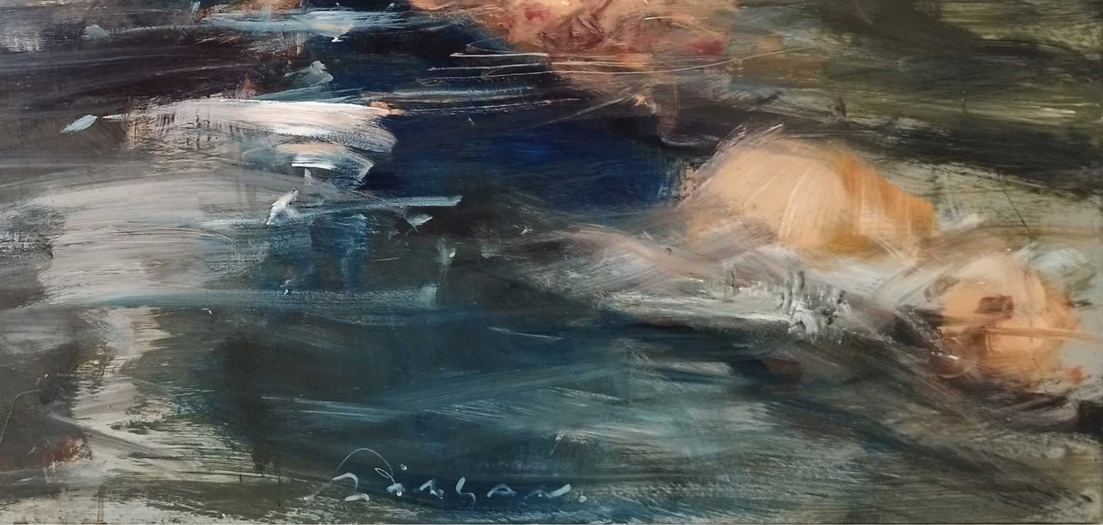 LA PROVIDENCE - oil on aluminium | 100×150 cm - Image 6