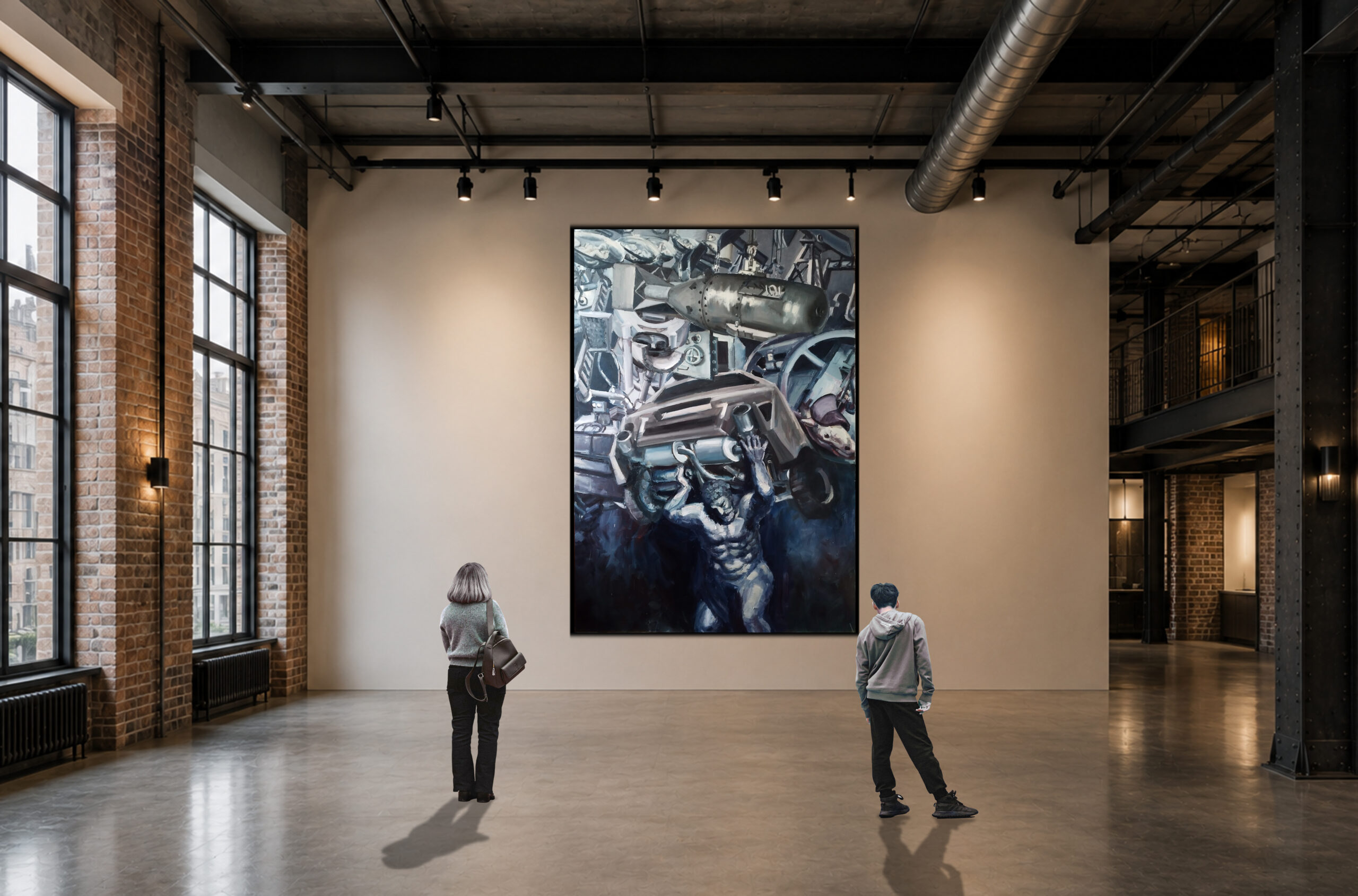ME, GOD OF THE EARTH - oil on canvas | 300×200 cm - Image 2