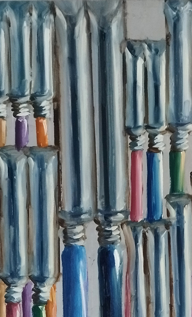 PASSACAGLIA - oil on aluminium | 150×100 cm - Image 3