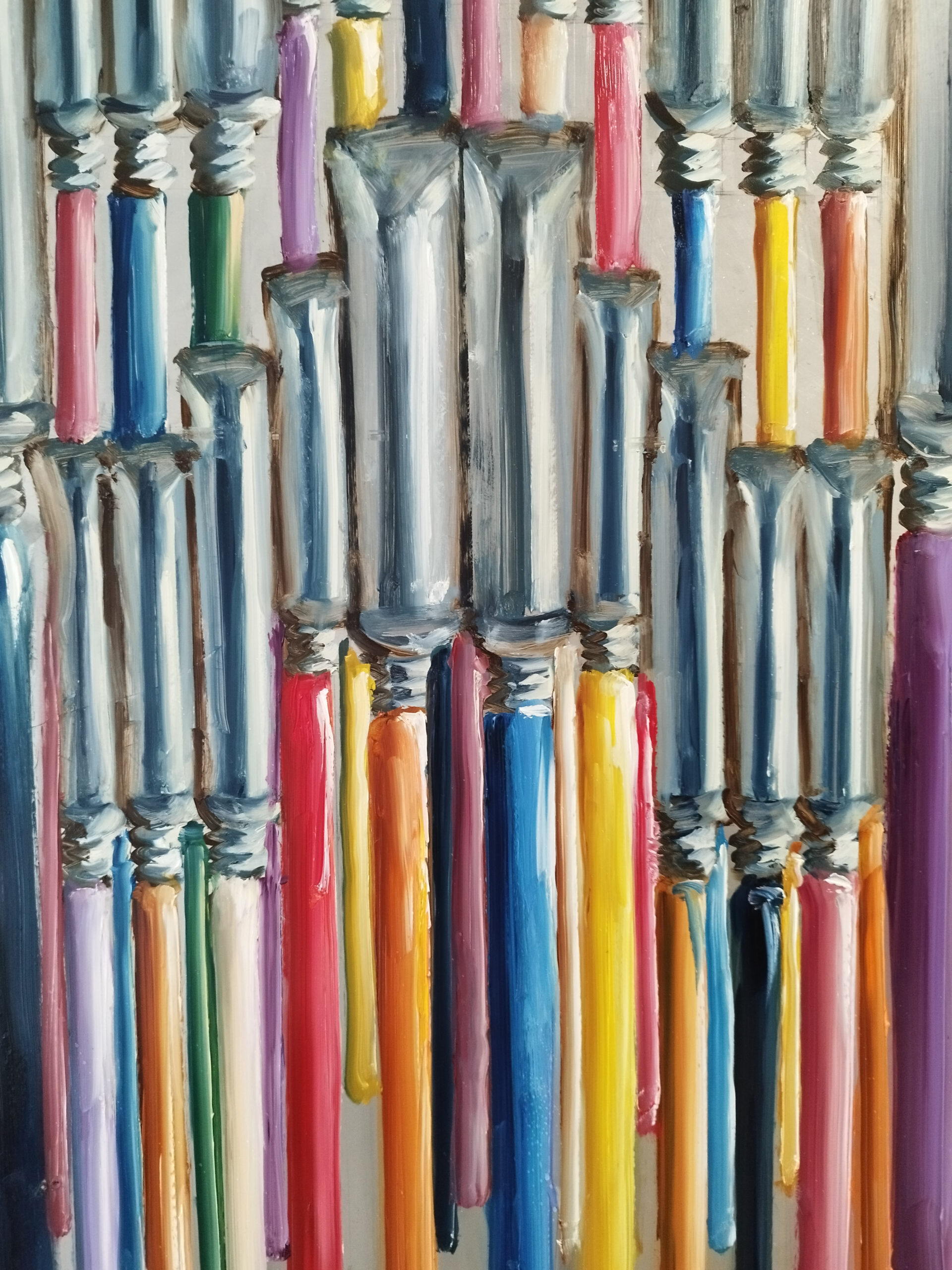 PASSACAGLIA - oil on aluminium | 150×100 cm - Image 7