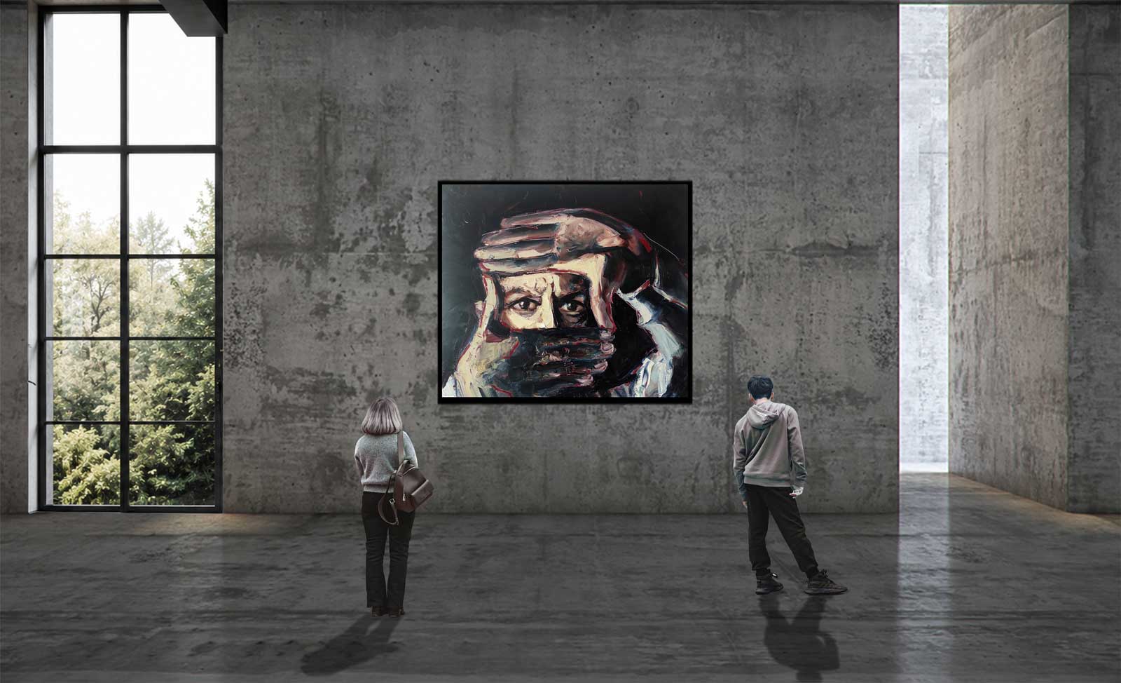 PICASSO oil on aluminium | 160×170 cm - Image 6