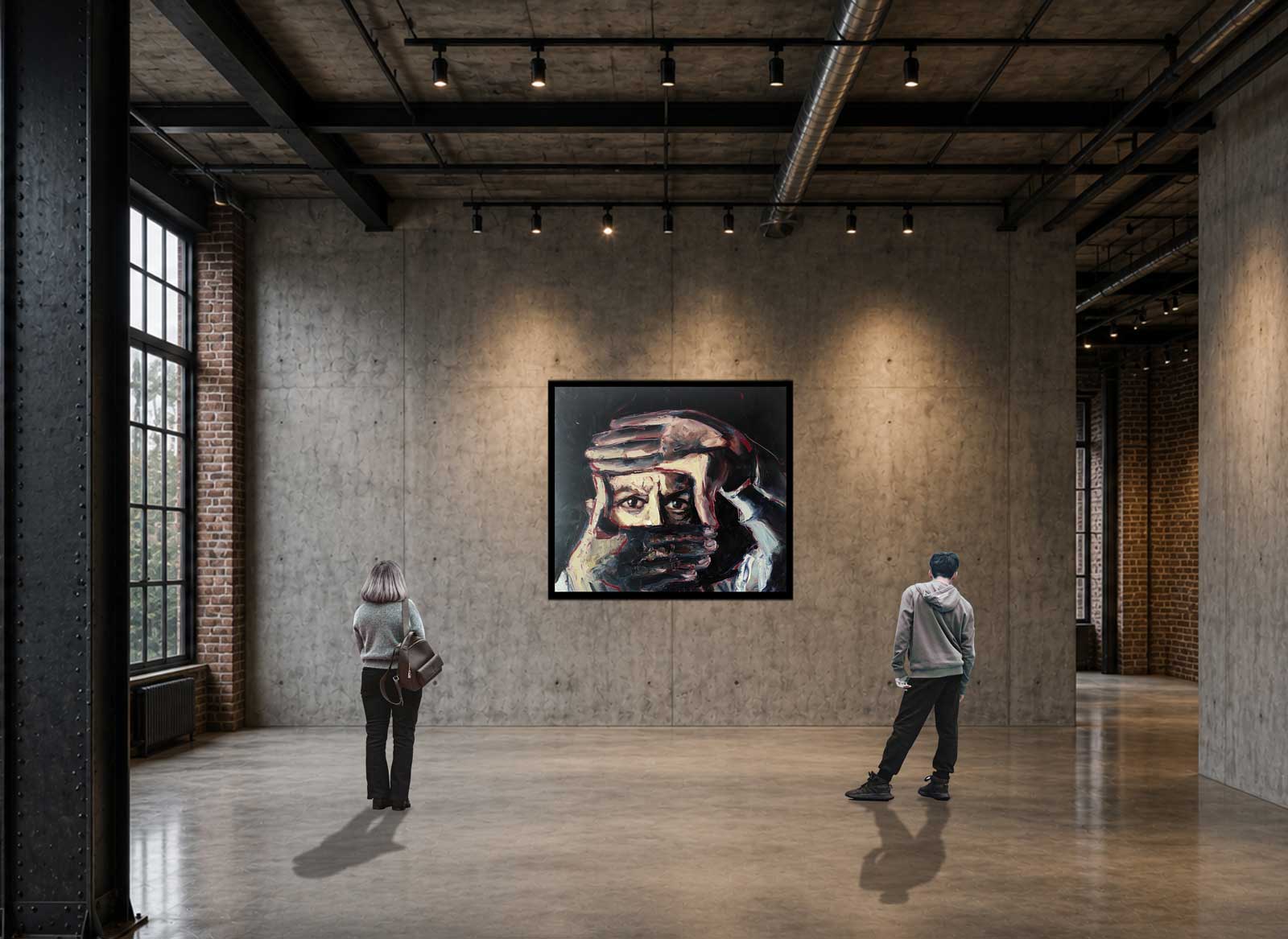 PICASSO oil on aluminium | 160×170 cm - Image 8