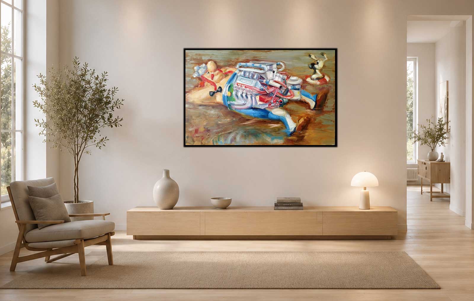 THE MAGIC POTION - oil on aluminium | 100×150 cm - Image 7