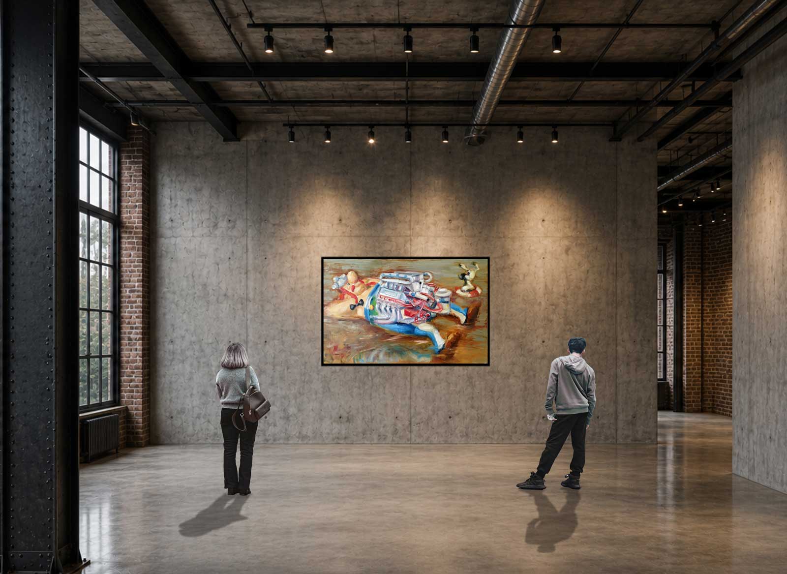 THE MAGIC POTION - oil on aluminium | 100×150 cm - Image 8
