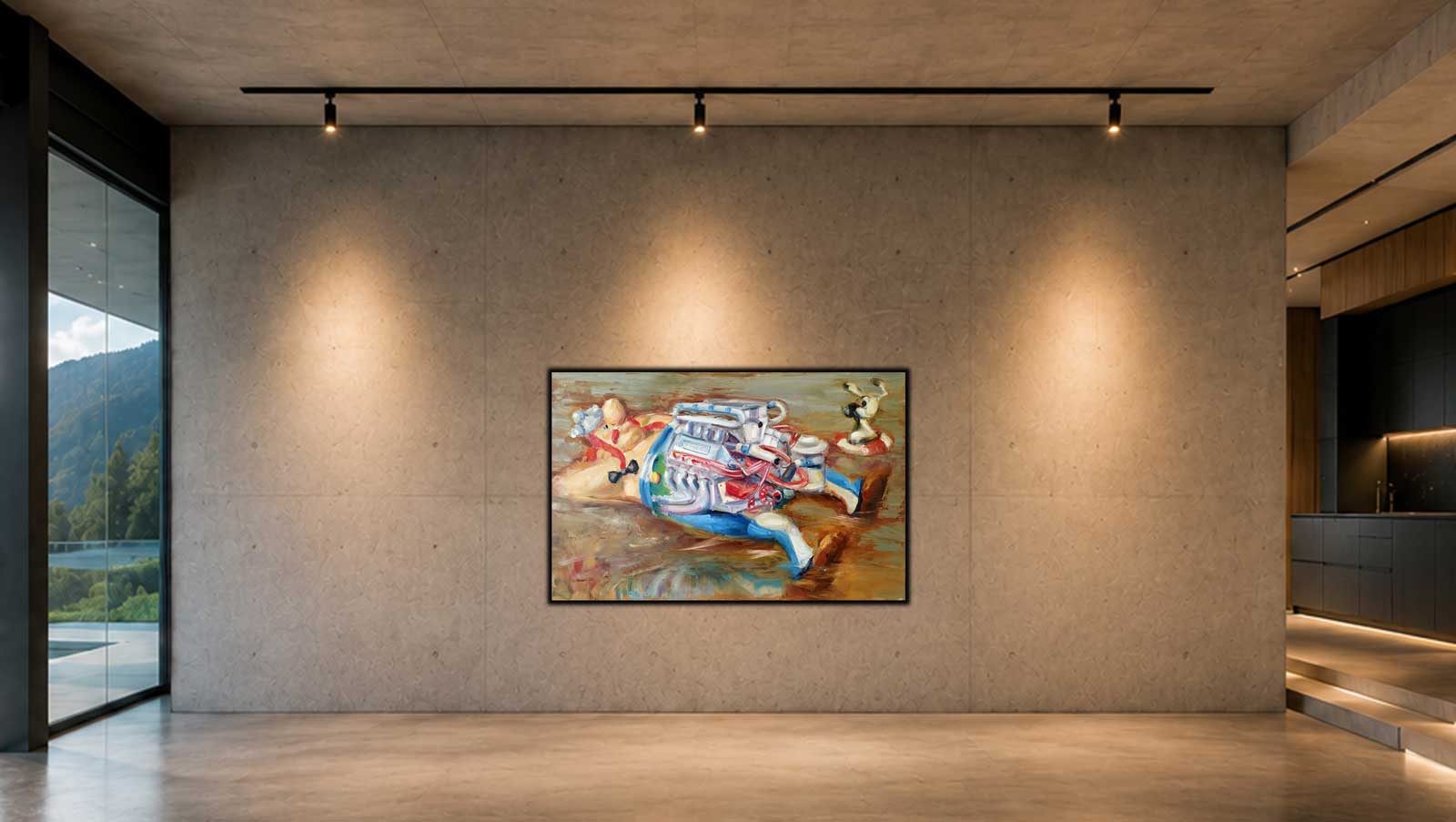 THE MAGIC POTION - oil on aluminium | 100×150 cm - Image 9