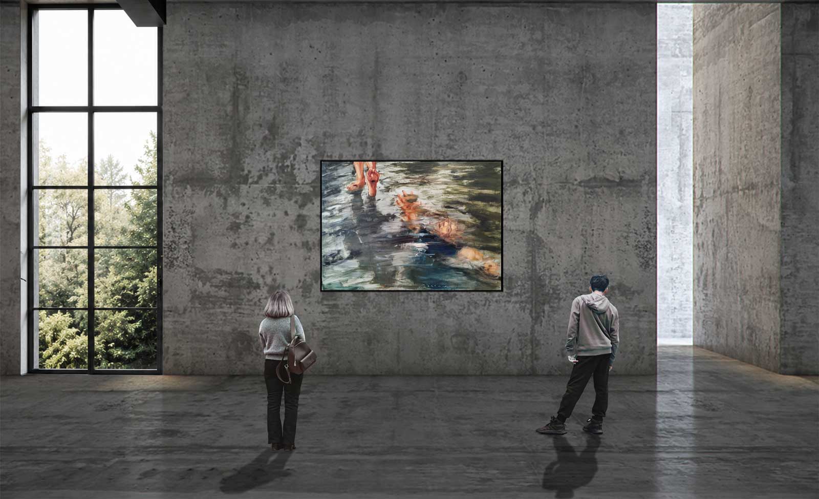 LA PROVIDENCE - oil on aluminium | 100×150 cm - Image 4
