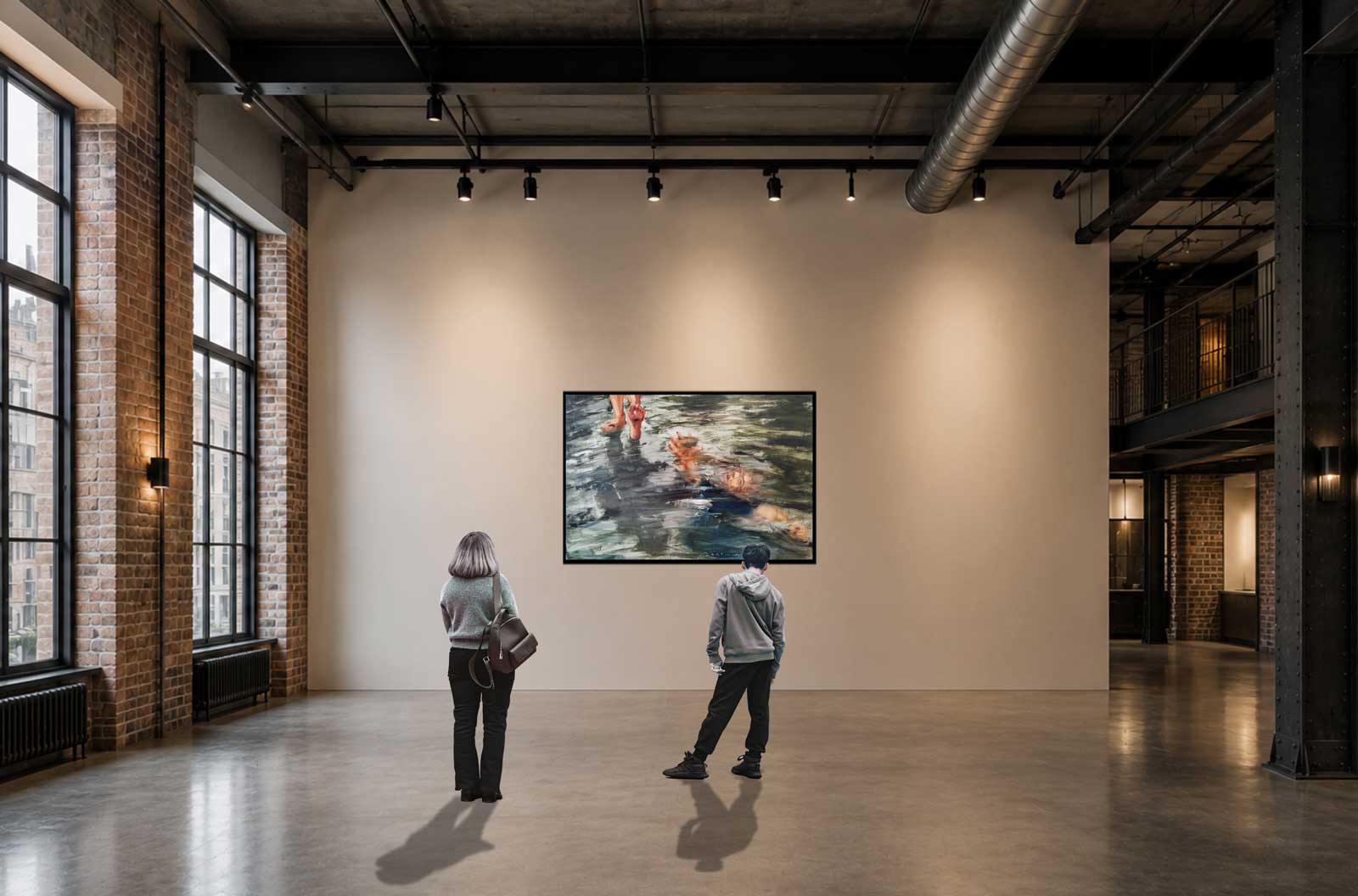 LA PROVIDENCE - oil on aluminium | 100×150 cm - Image 2