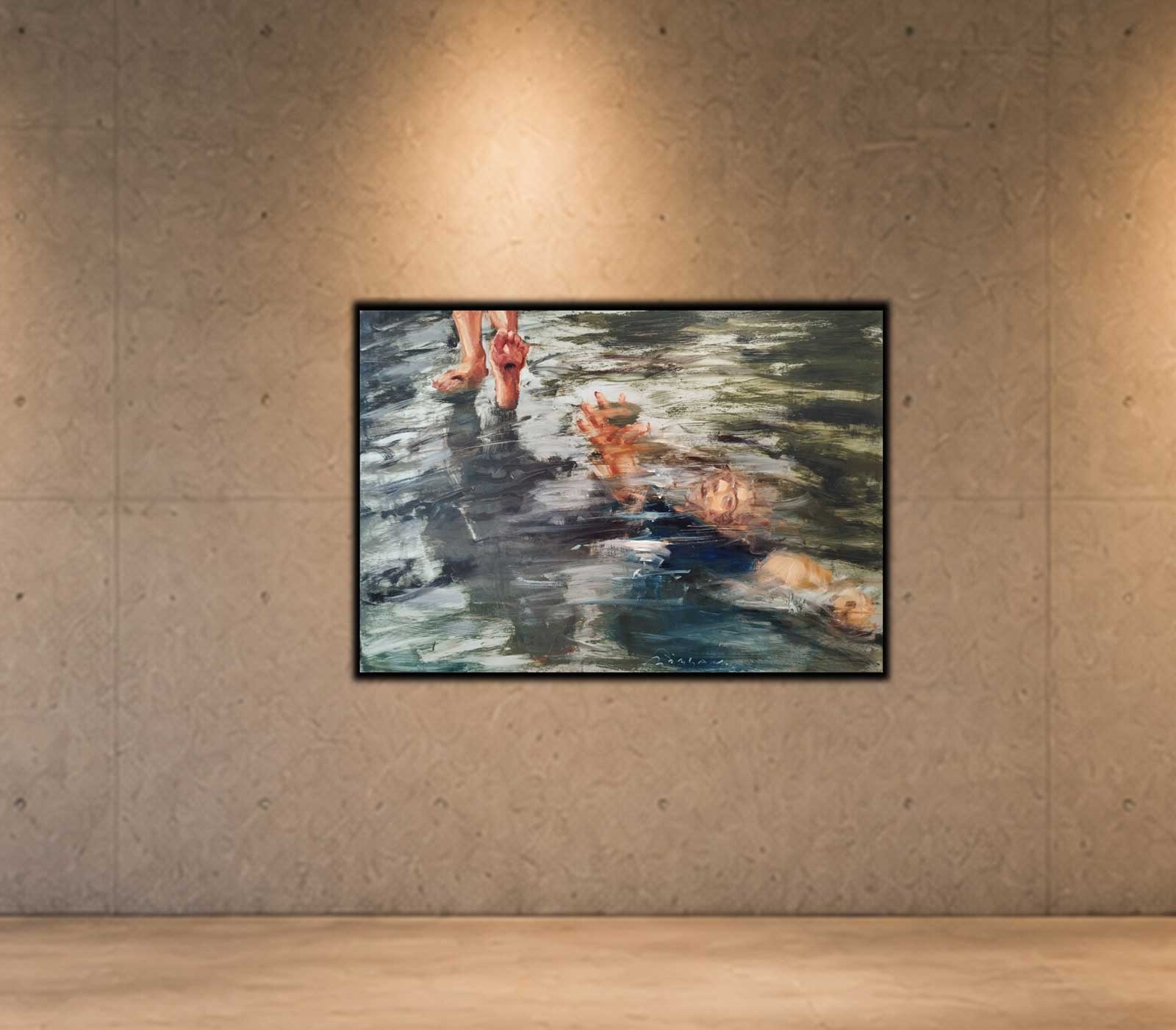 LA PROVIDENCE - oil on aluminium | 100×150 cm - Image 3