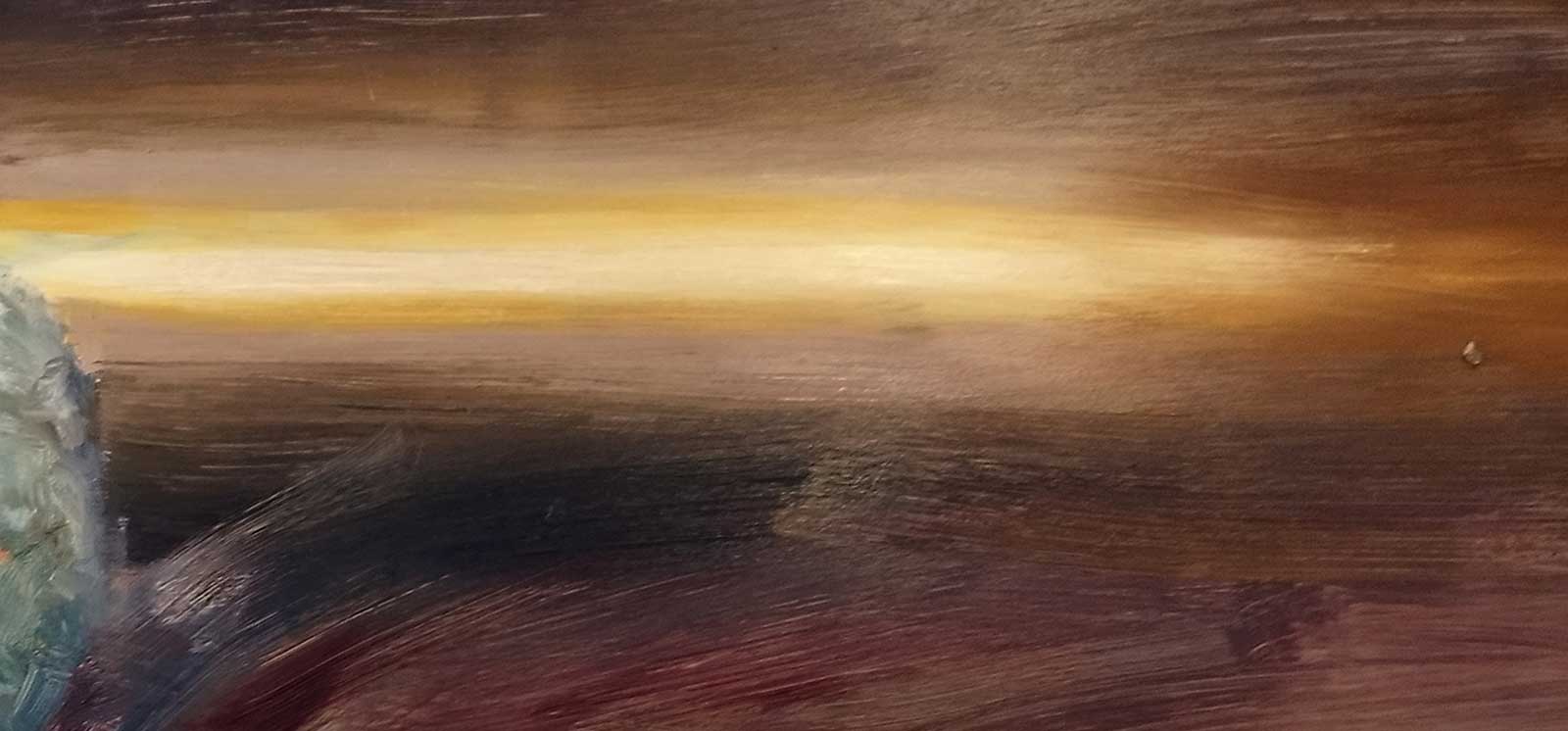 THE CROSSING - COMPOSITION - oil on aluminium | 100×150 cm - Image 8