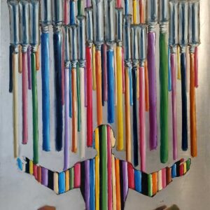PASSACAGLIA - oil on aluminium | 150×100 cm
