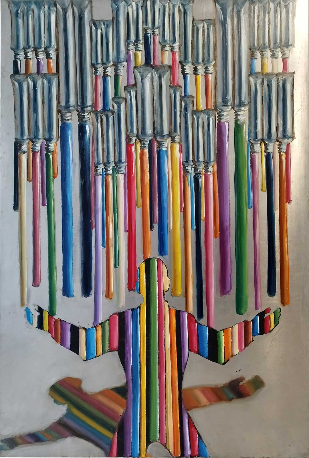 PASSACAGLIA - oil on aluminium | 150×100 cm