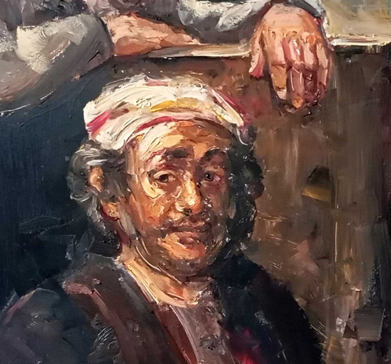 RENDEZ-VOUS - oil on aluminium | 200×200 cm - Image 2